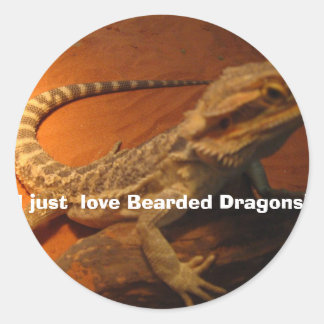 Sticker Rond IMG_4705, j'adore les dragons barrés !