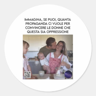 Sticker Rond immagina