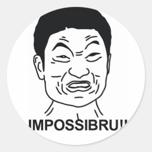 Sticker Rond Impossibru