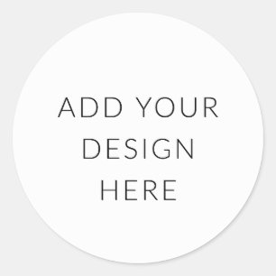 Sticker Rond Impression à l'autocollant rond
