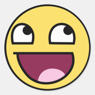 Sticker Rond impressionnant