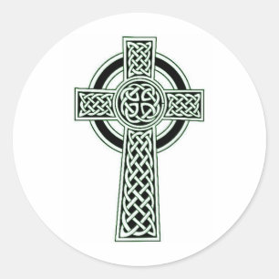 STICKER ROND IMPRIMATION CROISTIQUE