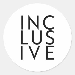 Sticker Rond Inclusif aux Trans