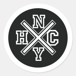 Sticker Rond Inconditionnel de New York