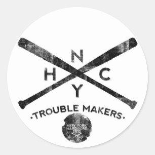 Sticker Rond Inconditionnel de New York