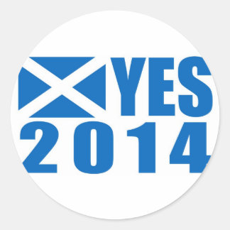 Sticker Rond Indépendance 2014 OUI