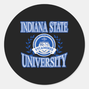 Sticker Rond Indiana State Sycamores Laurels Officiel