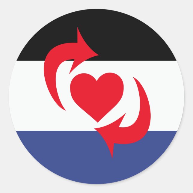 Sticker Rond Indicateur de la chaîne de commutation (Devant)