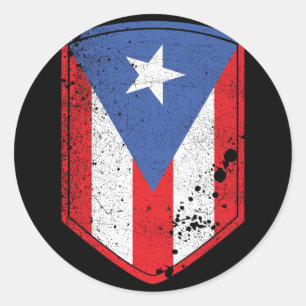 Sticker Rond Indicateur Porto Rico