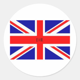 Sticker Rond Indicateur Union Jack