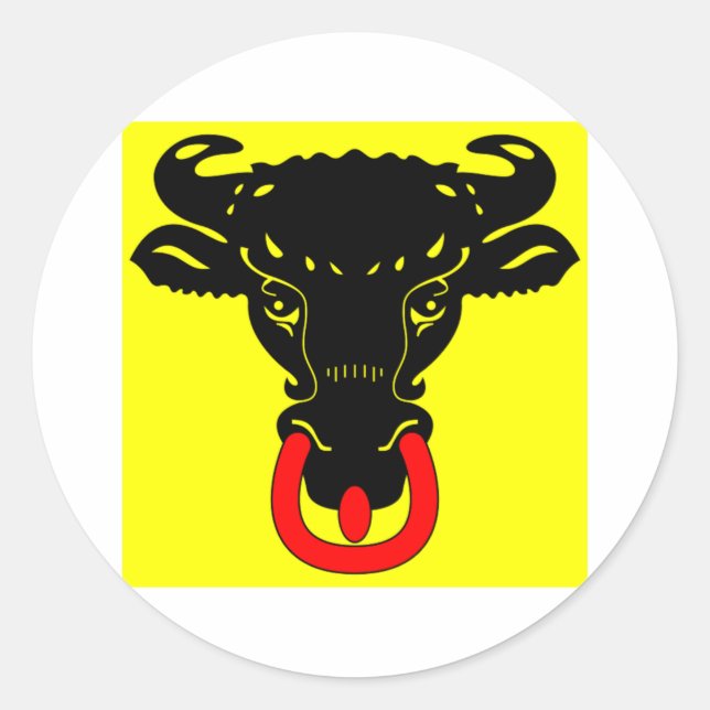 Sticker Rond Indicateur Uri (Devant)