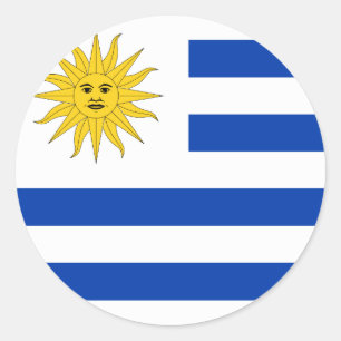 Sticker Rond Indicateur Uruguay