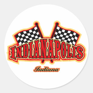 Sticker Rond Indice d'Indianapolis