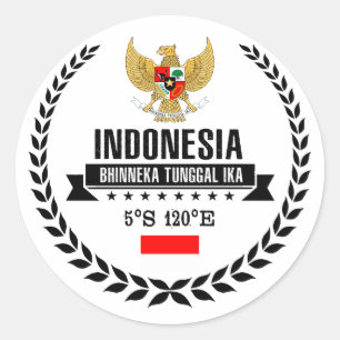 Sticker Rond Indonésie