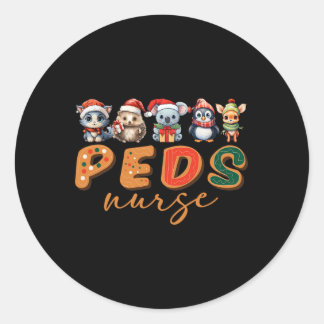 Sticker Rond Infirmière en pédiatrie Vie Infirmière Enfants Inf