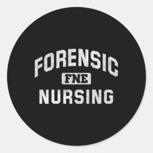 Sticker Rond Infirmière médico-légale