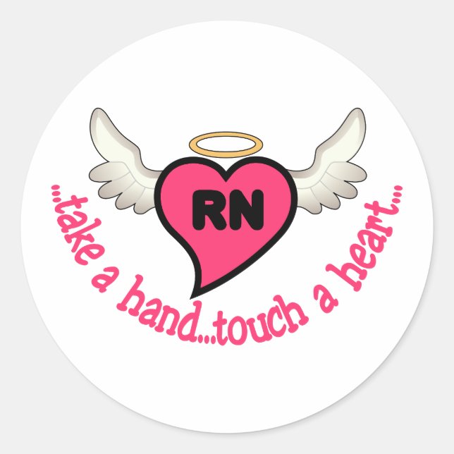 Sticker Rond Infirmières inscrites (Devant)