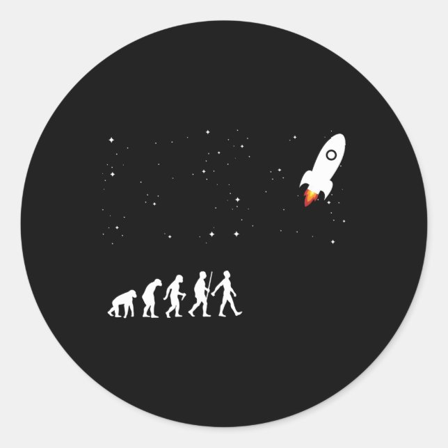 Sticker Rond Ingénieur Aérospatial Pour Ingénieur Aéronautique (Devant)