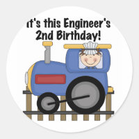 Ingénieur de train 2e Anniversaire Tshirts et cade