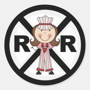 Sticker Rond Ingénieur ferroviaire -T-shirts et cadeaux pour fi