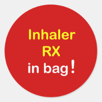 INHALER dans le sac.