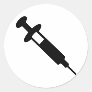 Sticker Rond Injection