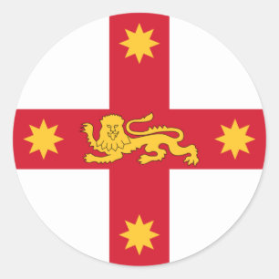 Sticker Rond Insigne de la Nouvelle-Galles du Sud, Australie