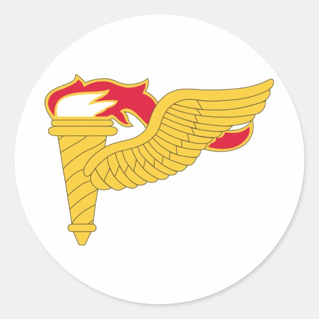 Sticker Rond Insigne de l'Armée de terre (Devant)