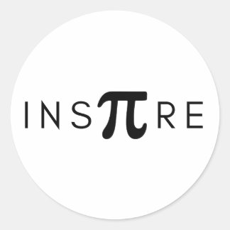 Sticker Rond Inspirer les mathématiques de la journée Pi