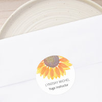 Instructeur de yoga Tournesol