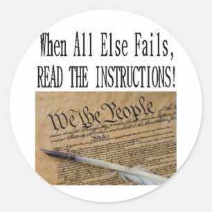 STICKER ROND INSTRUCTIONS PLAIN