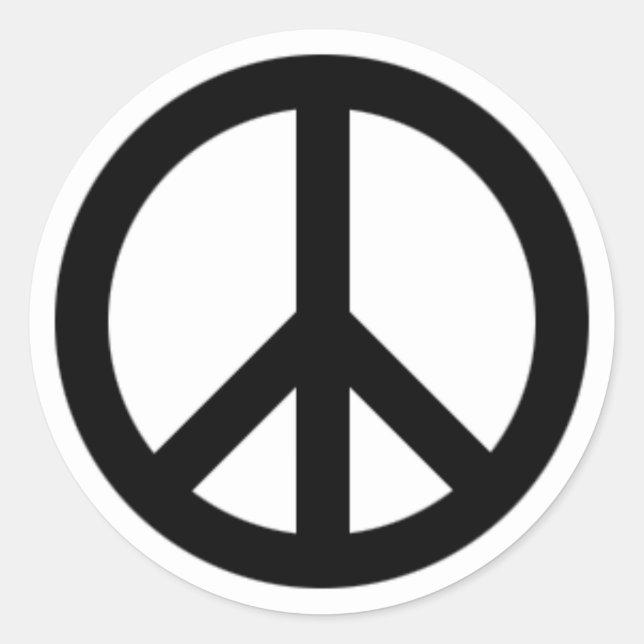 Sticker Rond Interdire la bombe (Devant)