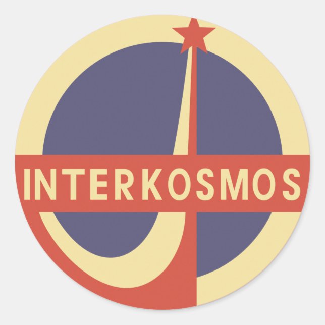 Sticker Rond Interkosmos (Devant)