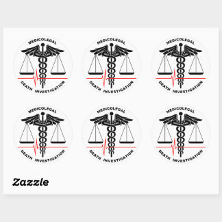 Sticker Rond Investigation de Medicolegal
