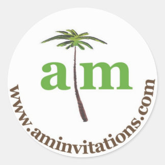 Sticker Rond Invitations Anna Murray