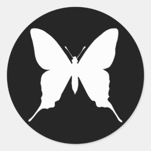 Sticker Rond Iphiclides podalirius