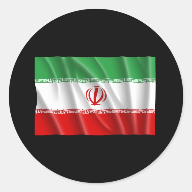 STICKER ROND IRAN (Devant)