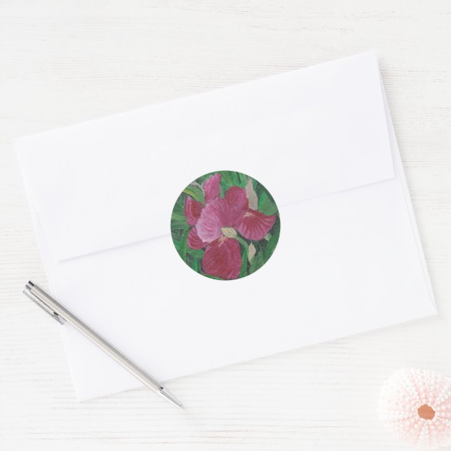 Sticker Rond Iris (Enveloppe)
