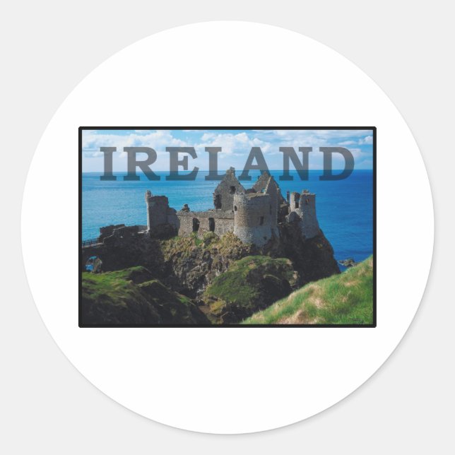 Sticker Rond Irlande (Devant)