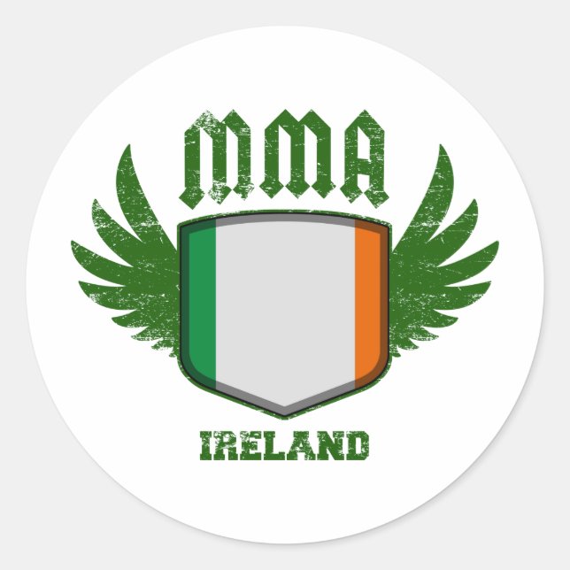 Sticker Rond Irlande (Devant)