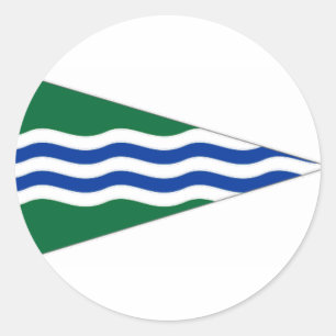 Sticker Rond Irlande National Yacht Club Ensign