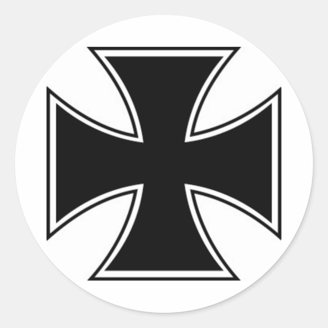 Sticker Rond Iron Cross (Devant)