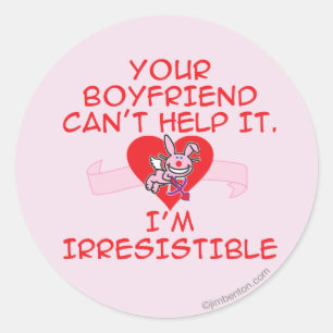 Sticker Rond Irrésistible