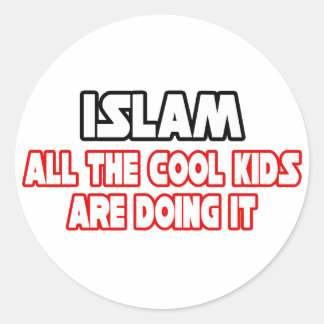 Sticker Rond Islam...Enfants Cool