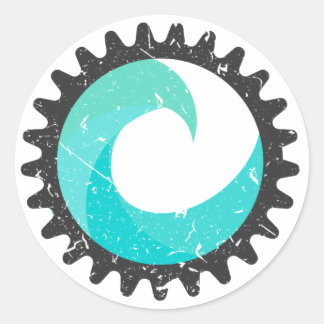 Sticker Rond Island RIDE Kauai onduleur de vitesse
