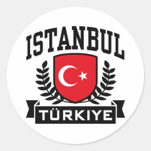 Sticker Rond Istanbul