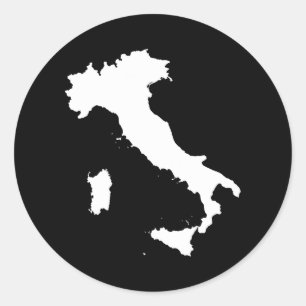 Sticker Rond Italie