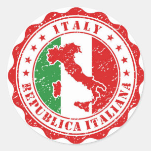Sticker Rond Italie