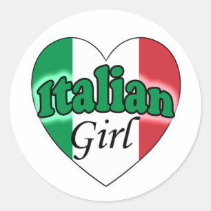 Sticker Rond Italienne