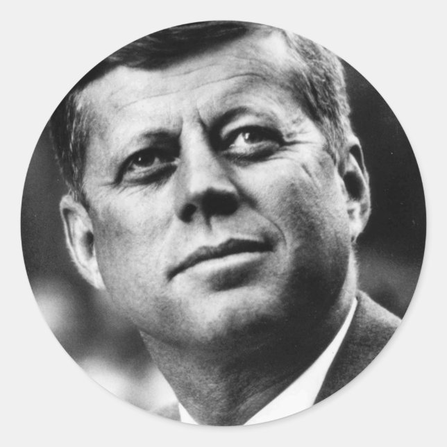 STICKER ROND J.F.K. (Devant)